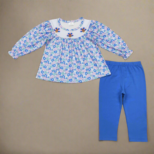 Fall turkey set, dress, thankful Thanksgiving