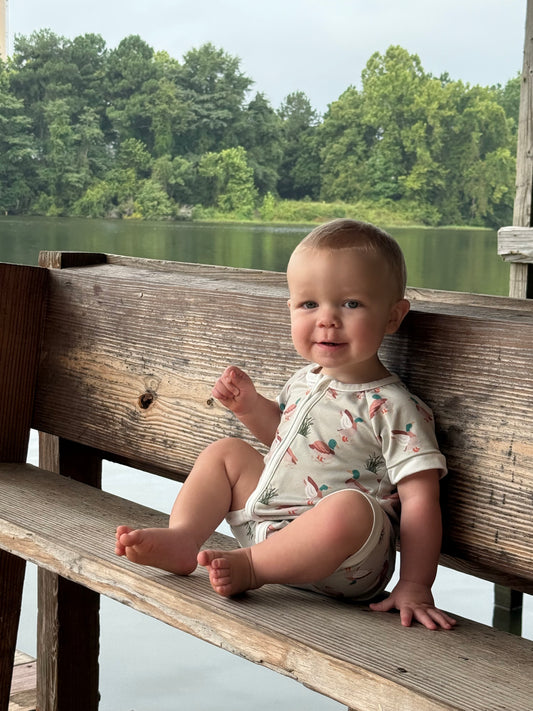 Duck romper boys
