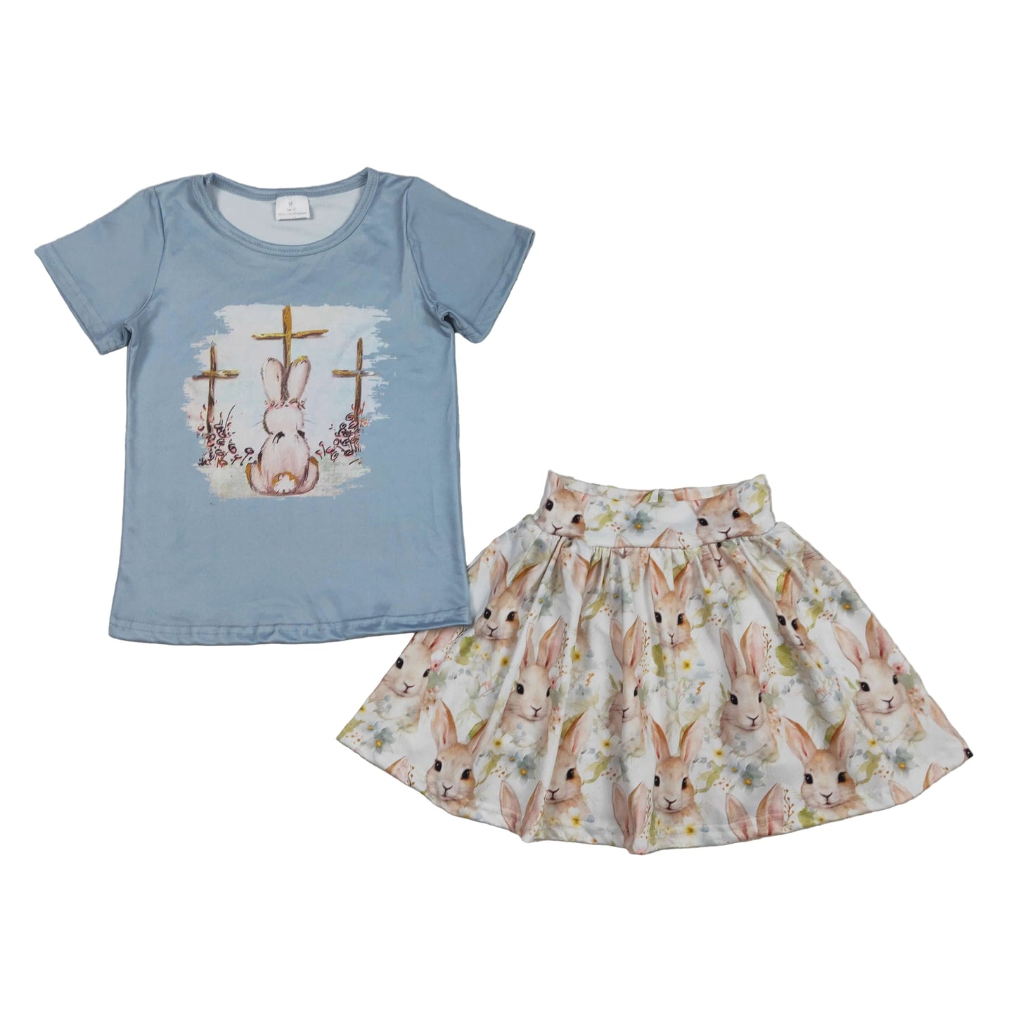Bunny skirt set girls