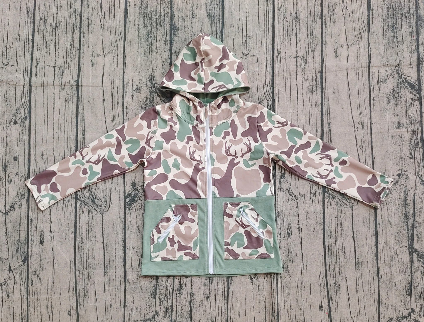 Camo boys girls jacket