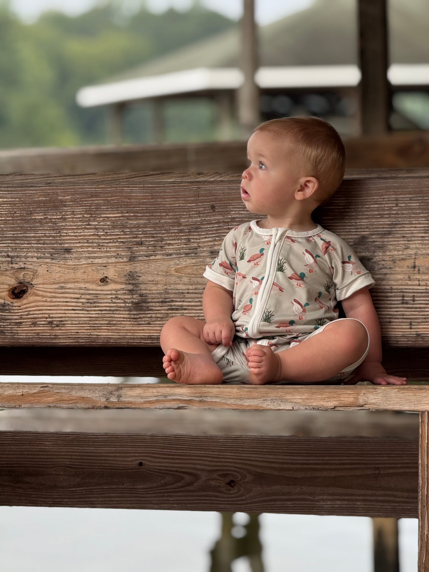 Duck romper boys