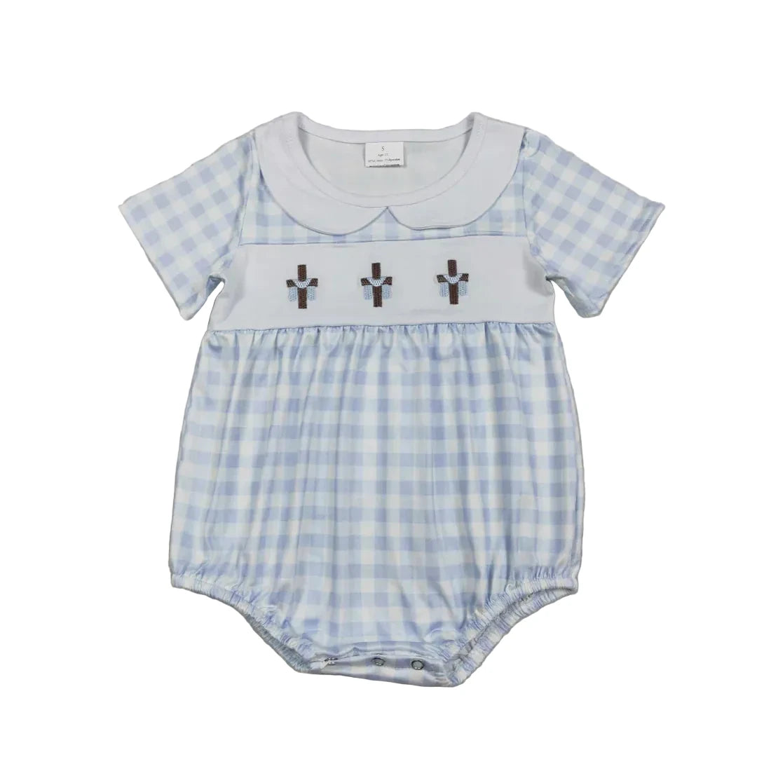 Cross boys bubble romper