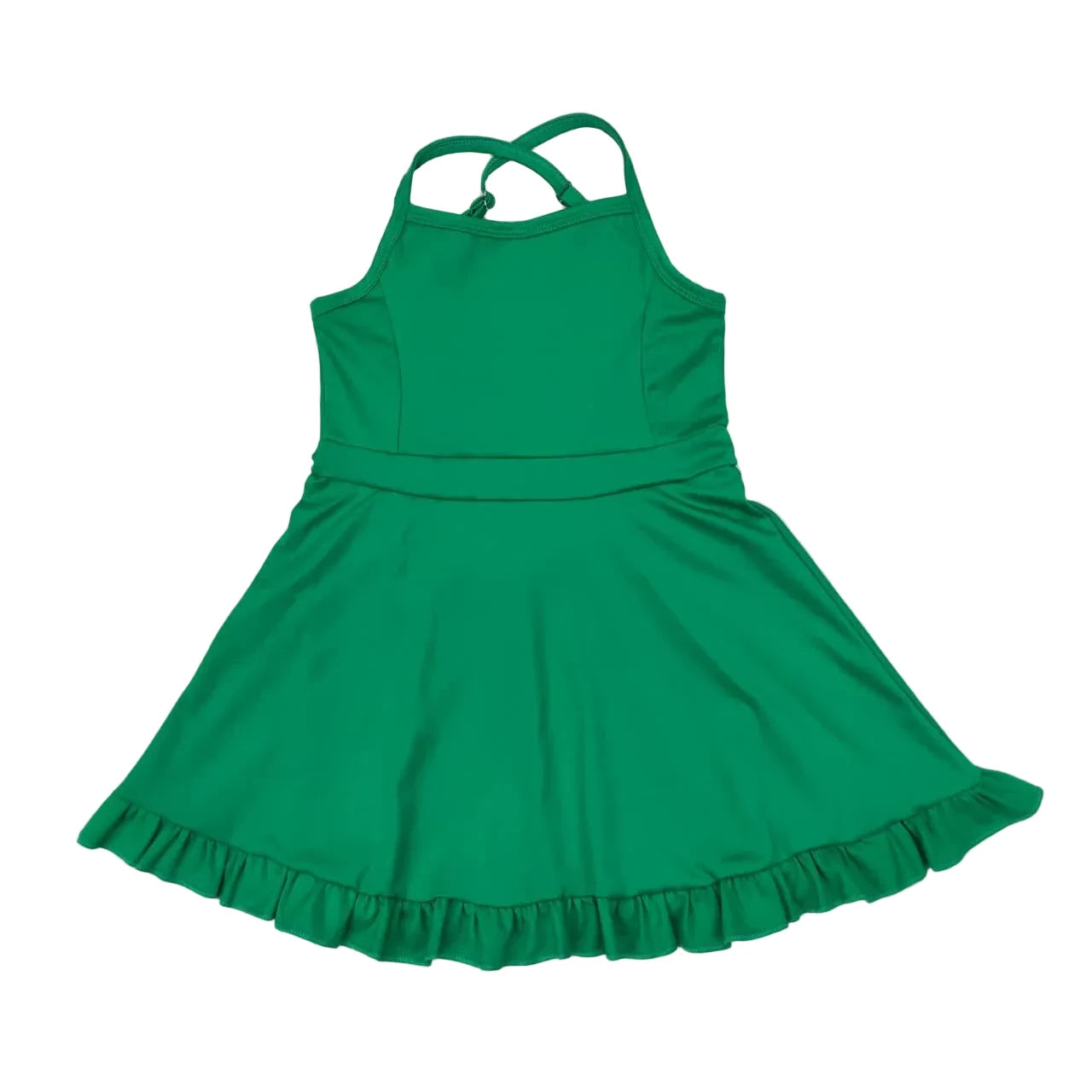 Green athletic dress girls