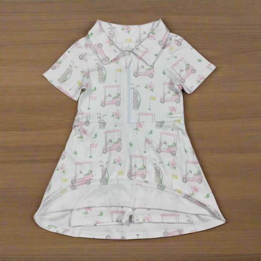 Golf athletic dress girls