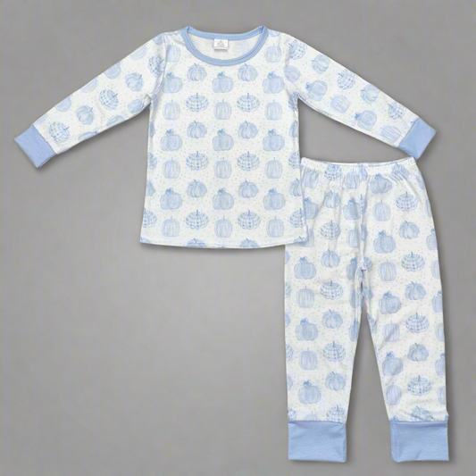 Pumpkin pjs Boys girls loungewear PJs Pajama Fall