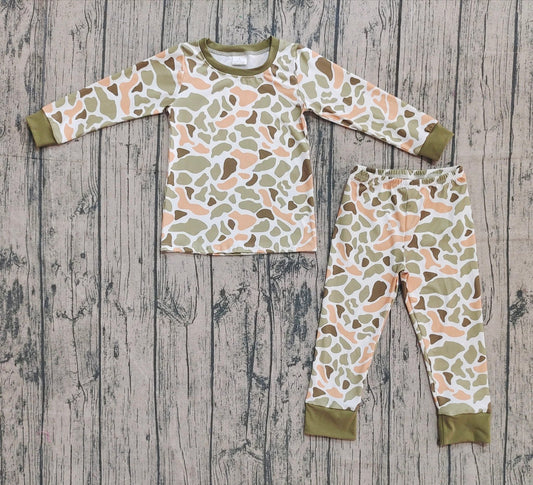 Camo boys girls Loungewear pajamas pjs