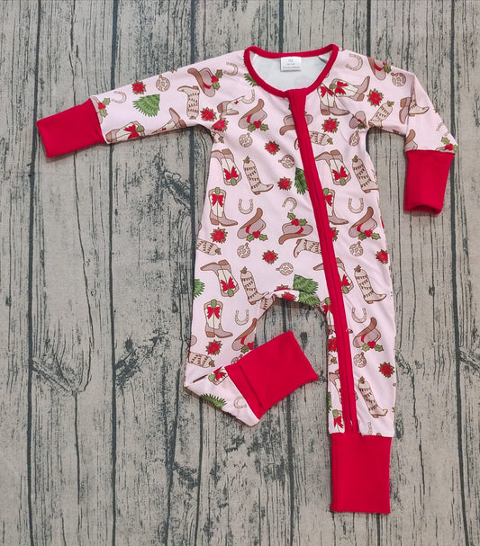 Western Christmas Loungewear girls pajamas pjs