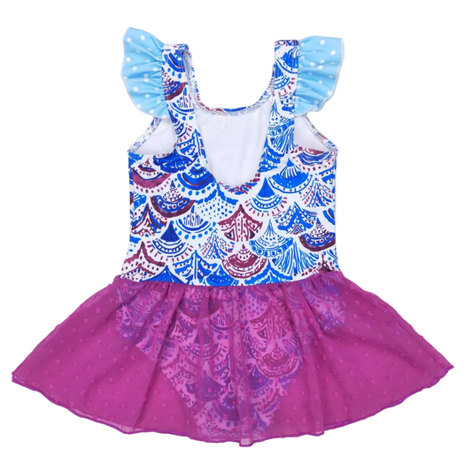 Girls mermaid scale swimsuit