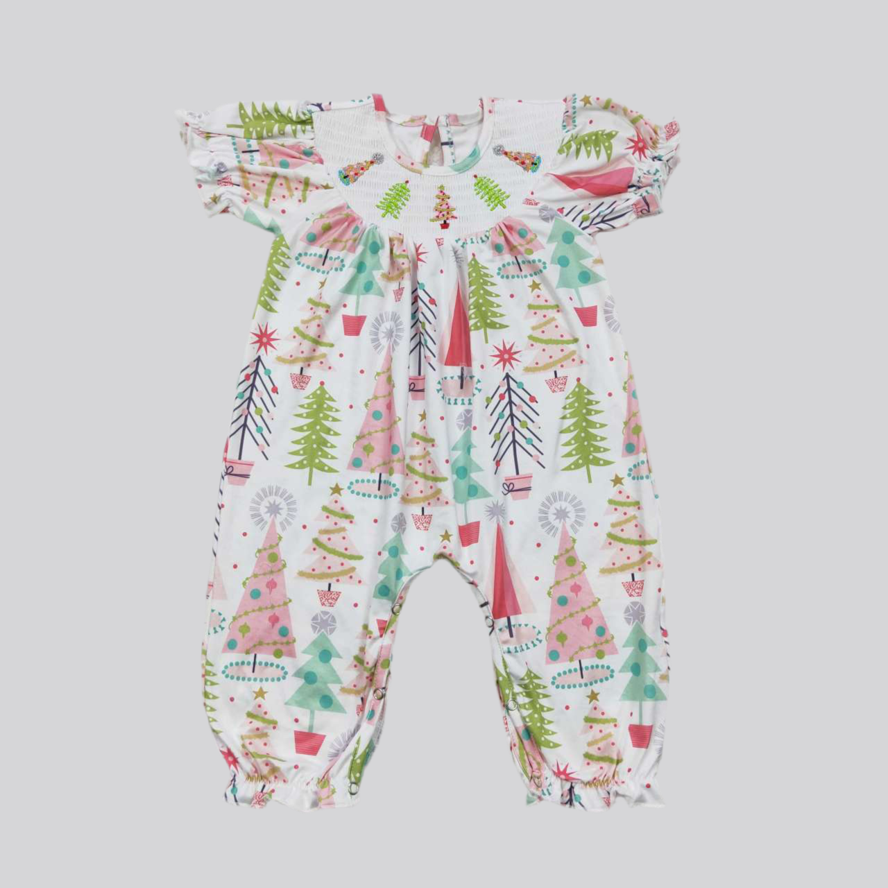 Girls tree romper winter, Christmas