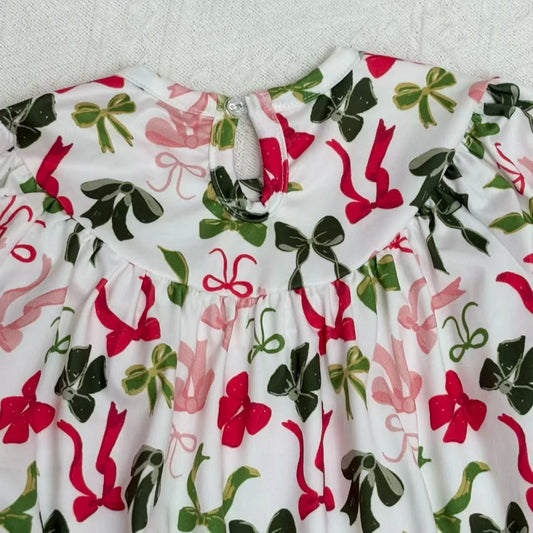 Merry Christmas girls dress winter