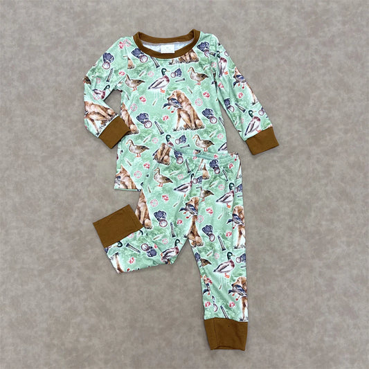 Loungewear boys girls pajamas pjs dogs ducks