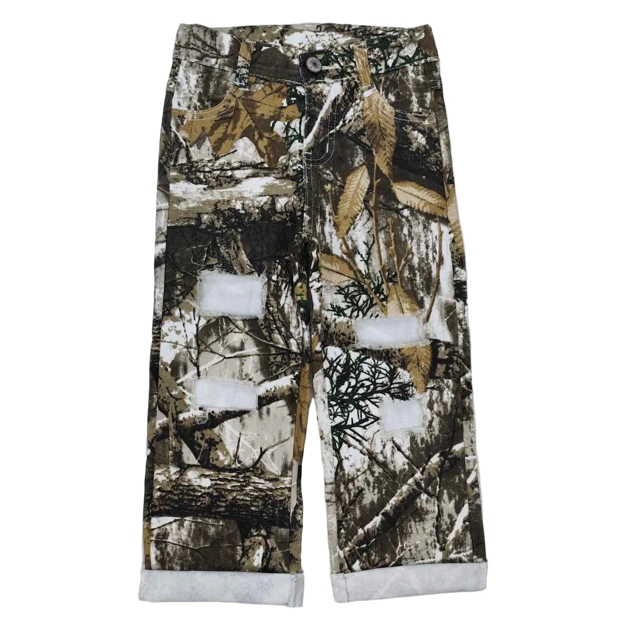 Camo jeans denim boys girls