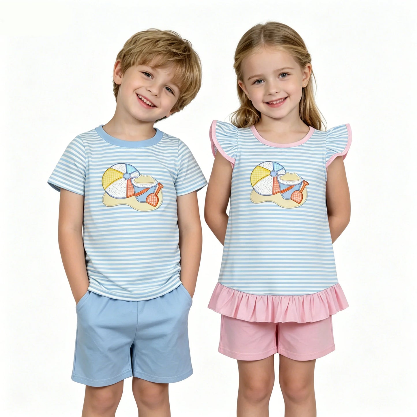 Girls boys beach sets