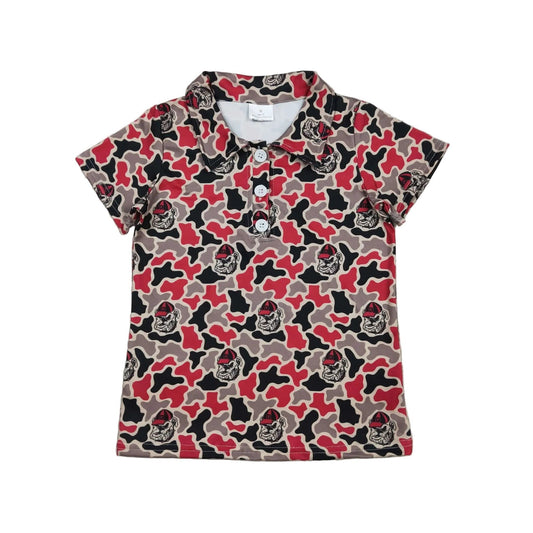 Georgia GA camo polo boys - baby to big kid