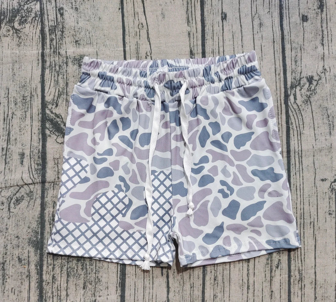 Boys ice cream camo shorts