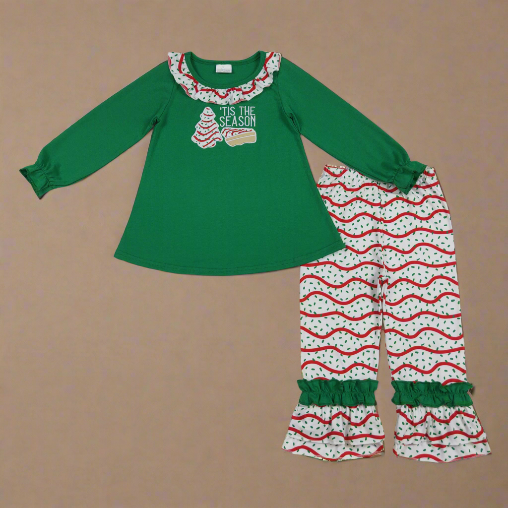 Christmas tree cake set girls