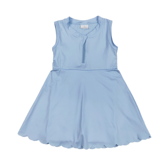 Girls light blue athletic dress / active wear