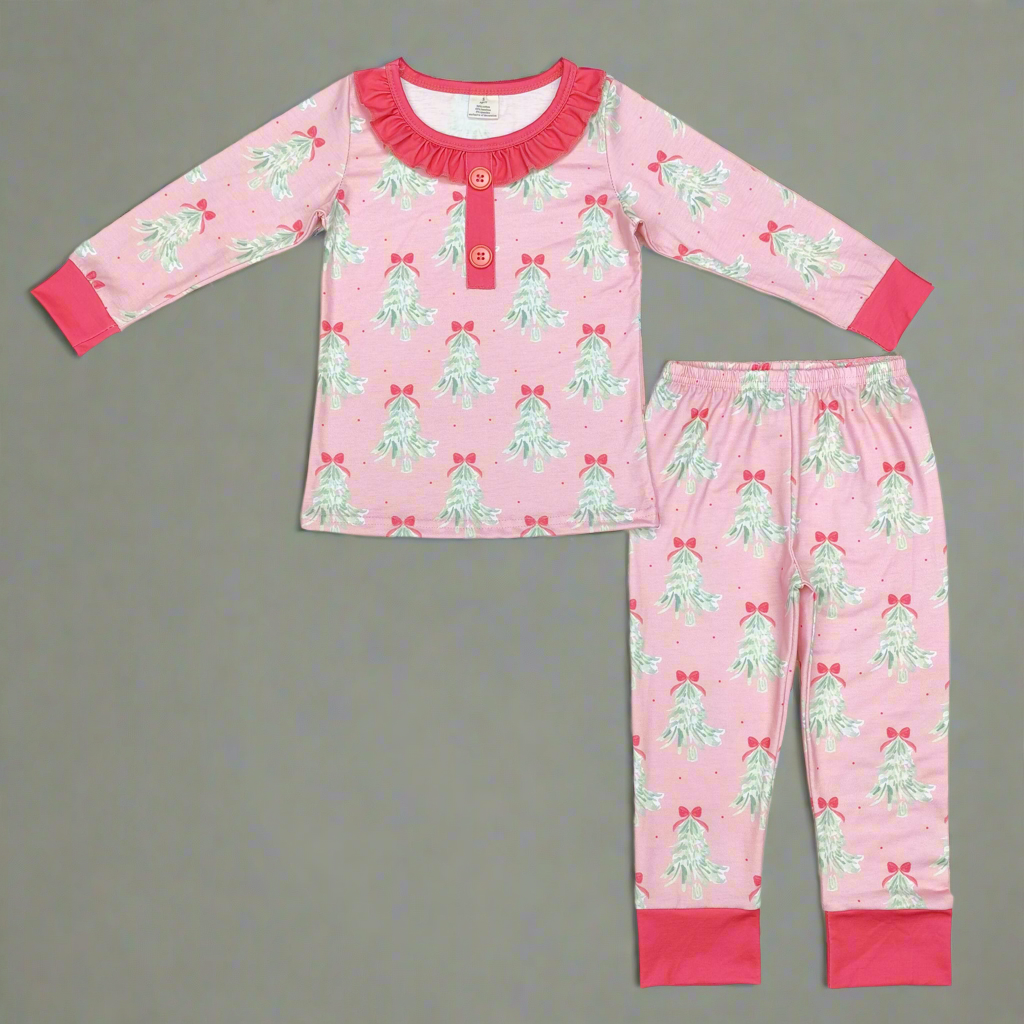 Christmas winter set pjs girls
