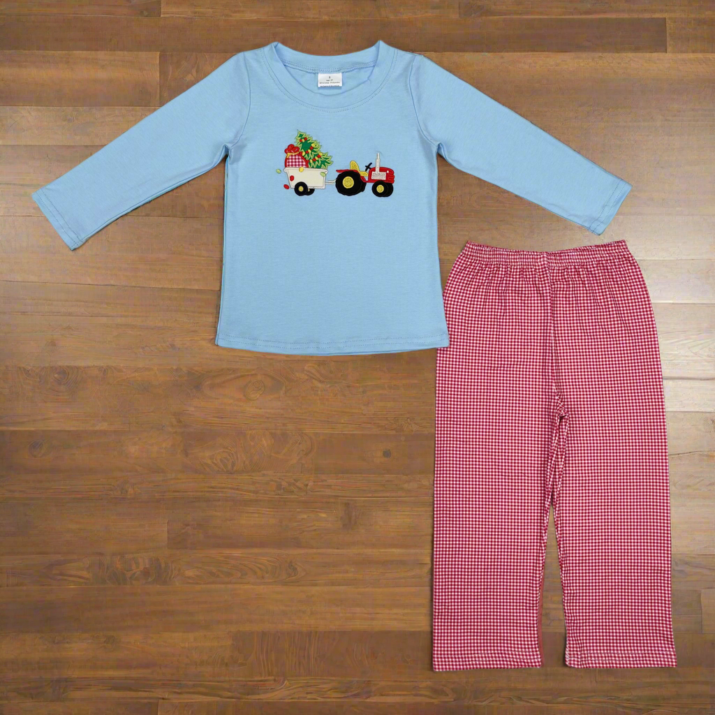 Christmas Boys set romper