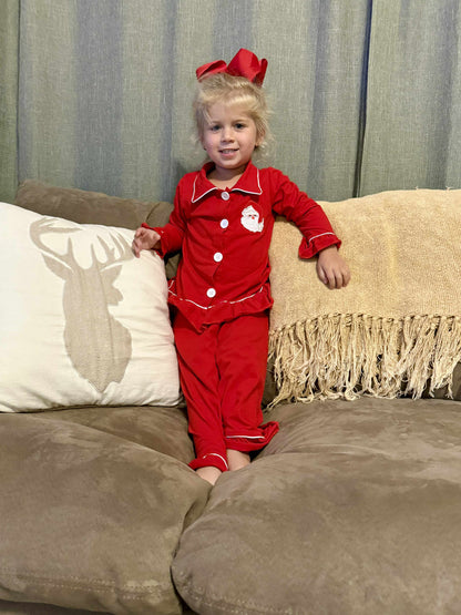 Santa Boys girls Christmas loungewear PJs Pajama