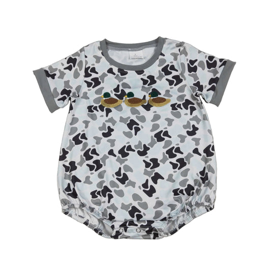 Duck camo boys bubble romper 2