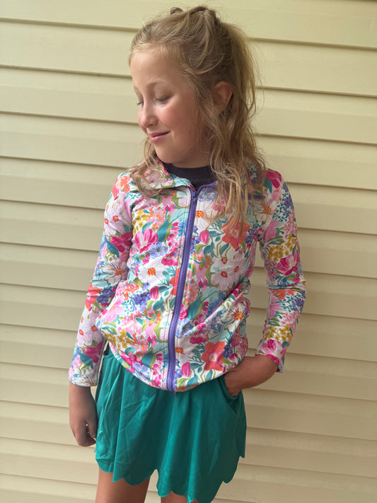 Scalloped skorts/skirt girls jade (skirt only) athletic