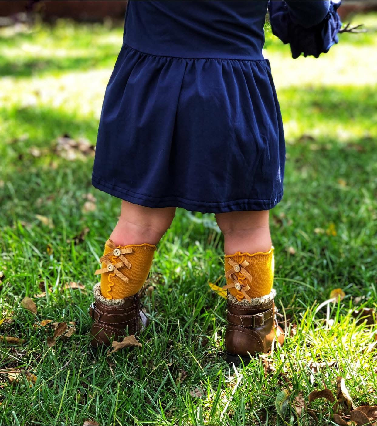Ruffle button socks girls babies toddlers