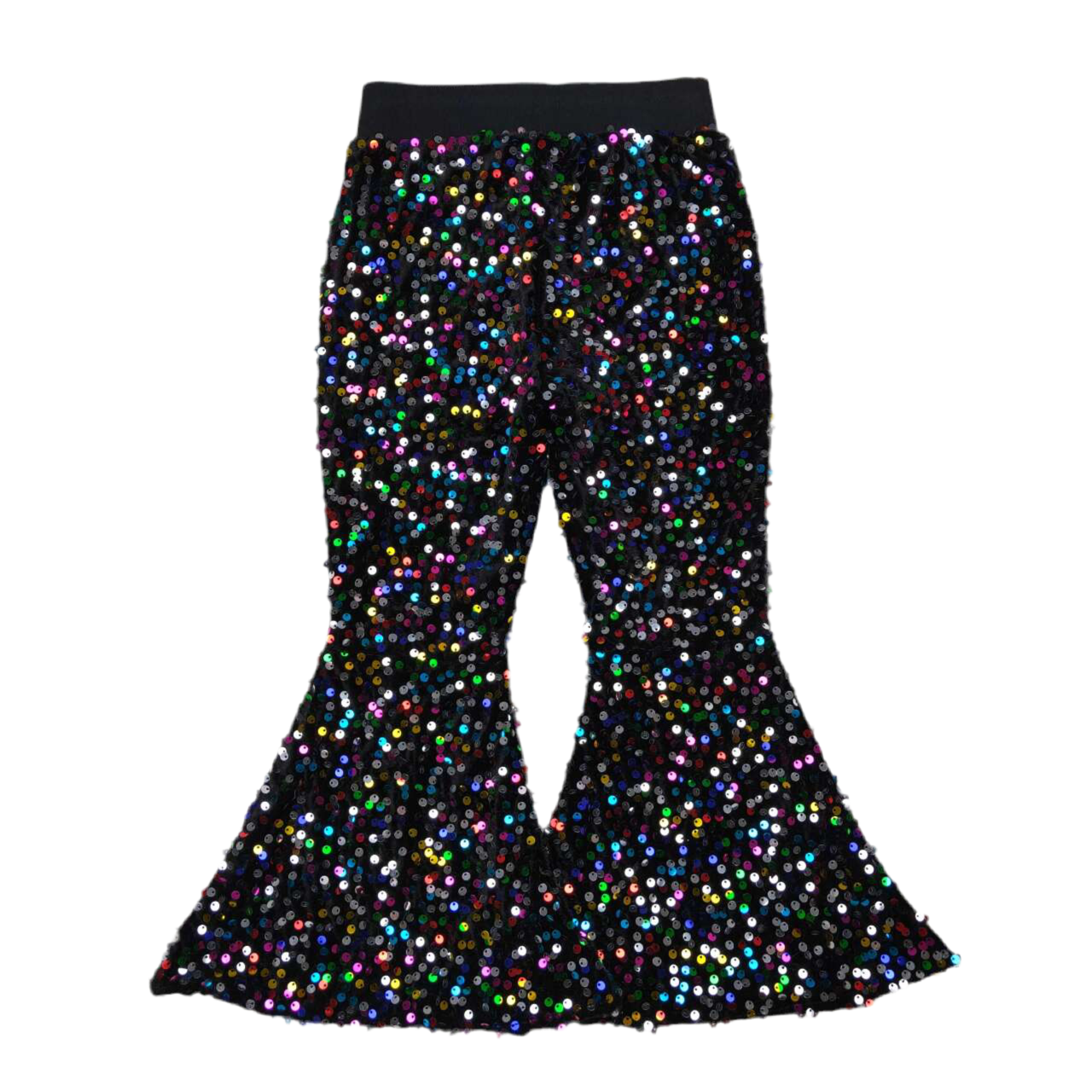 Sparkle sequin flare pants girls