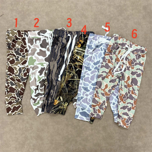 Camo joggers boys girls kids (6 options)
