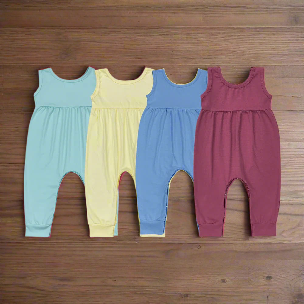 Fall rompers girls four color options