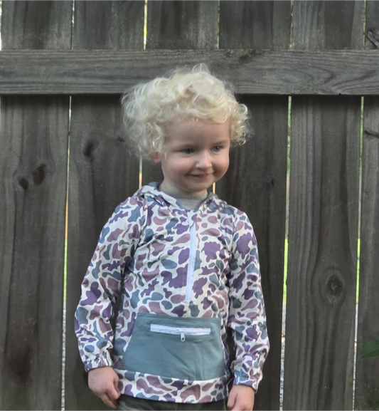 Boys camo pullover