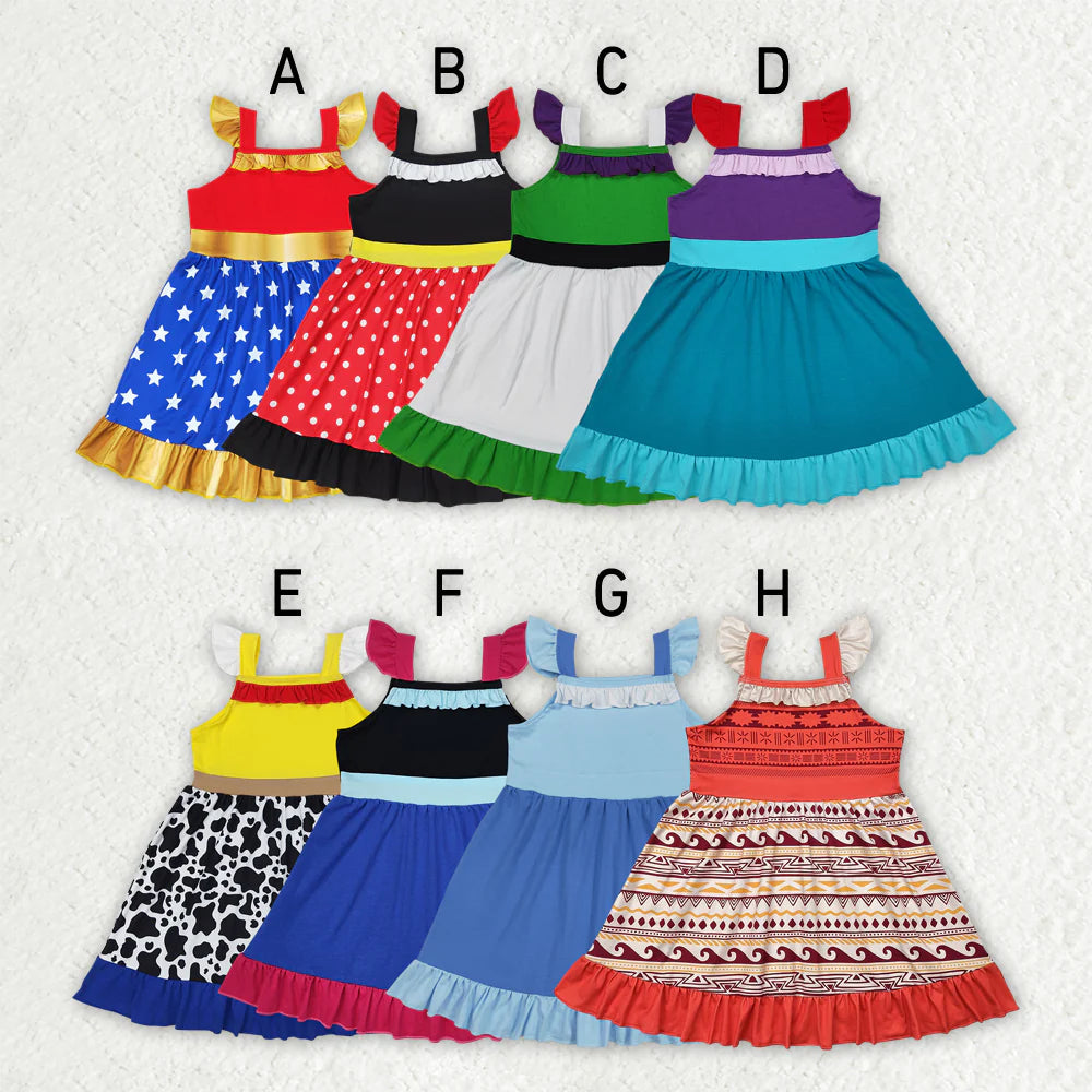 Princess superhero girls dresses
