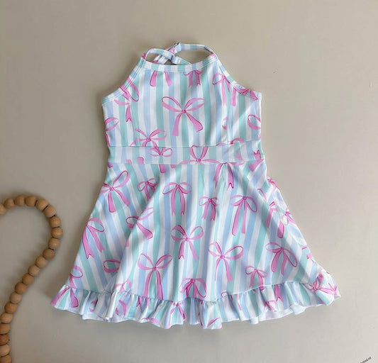 Bows athletic dress girls