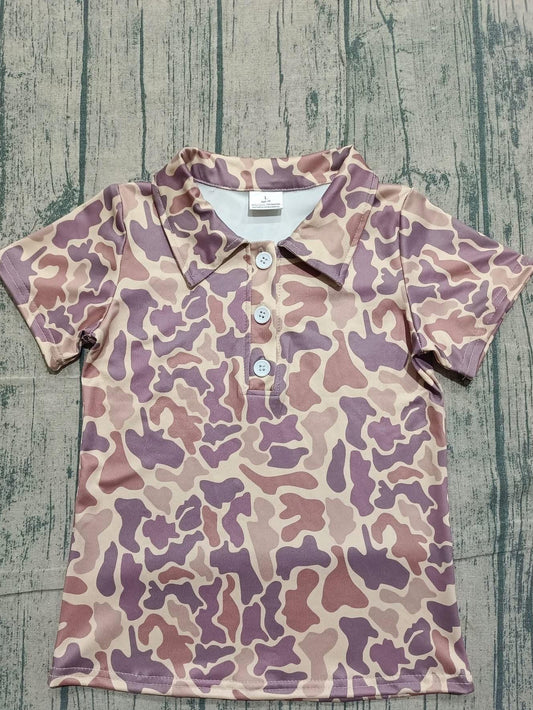 Camo polo boys - baby to big kid