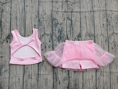 Dance/athletic pink set girls