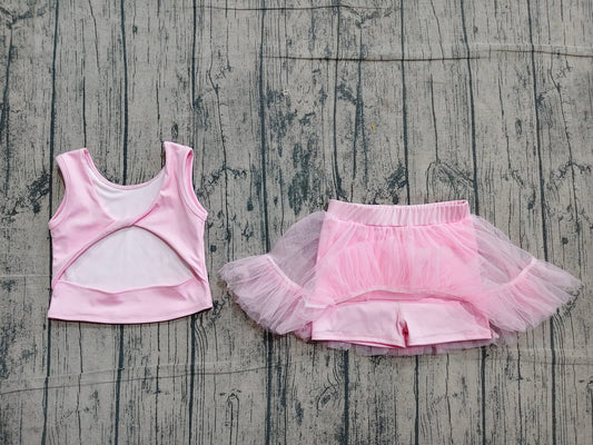 Dance/athletic pink set girls
