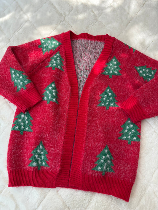 Tree girls sweater cardigan