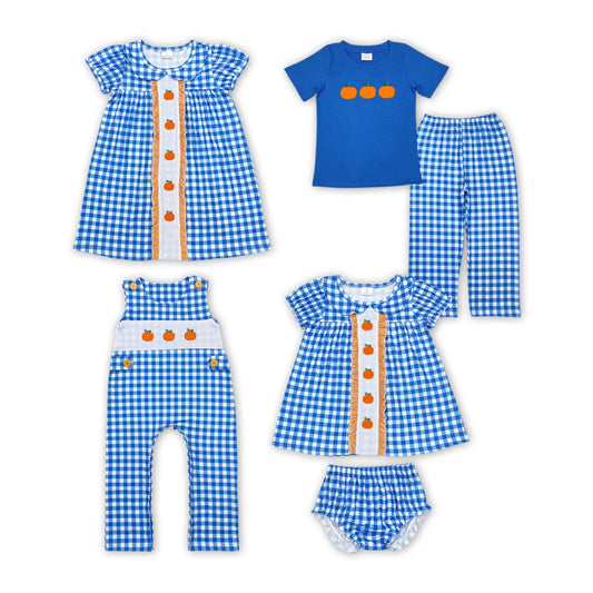 Pumpkin sets, dress and rompers/bubbles girls and boys