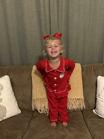 Santa Boys girls Christmas loungewear PJs Pajama