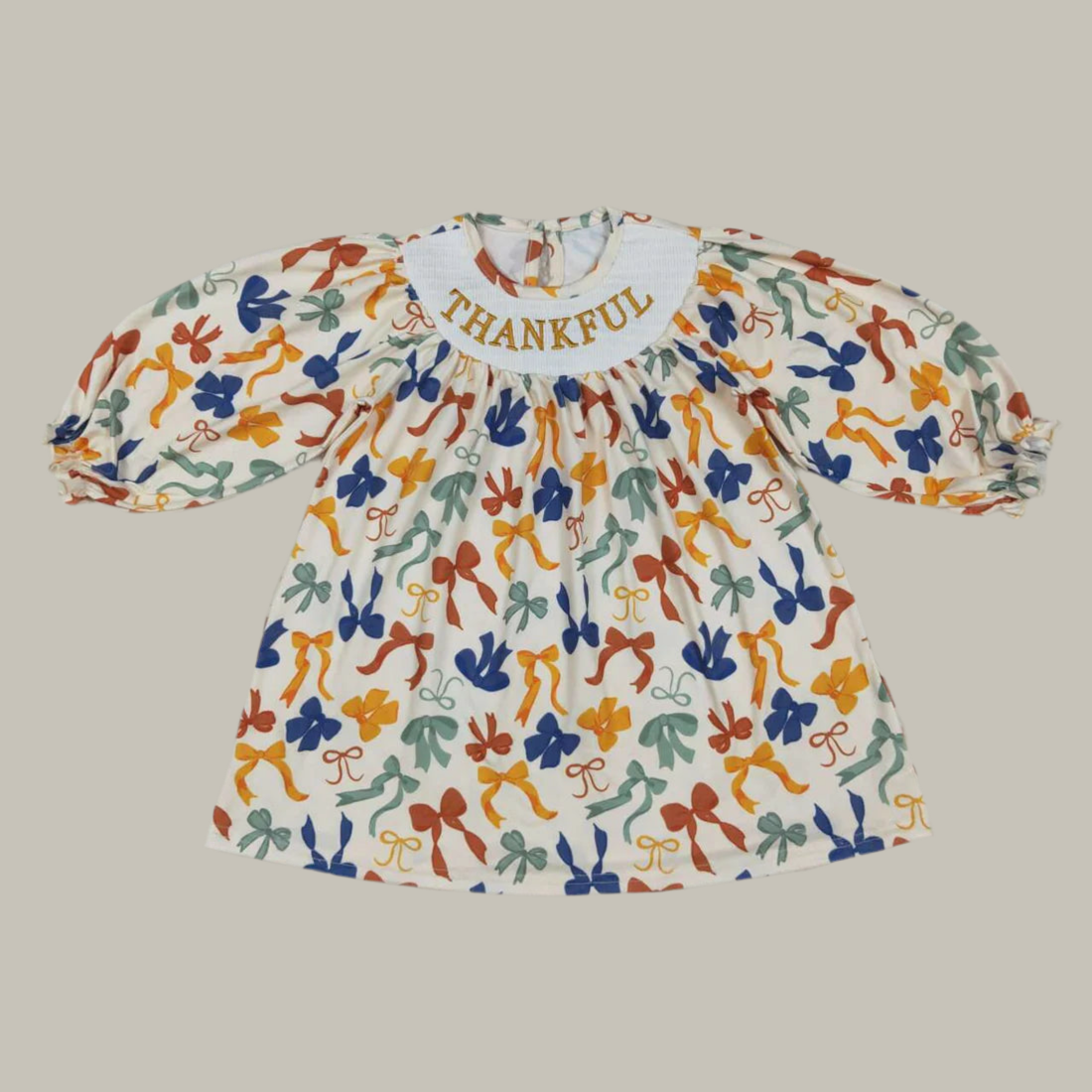 Thankful girls dress fall