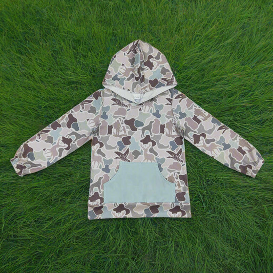Camo pullover girls boys