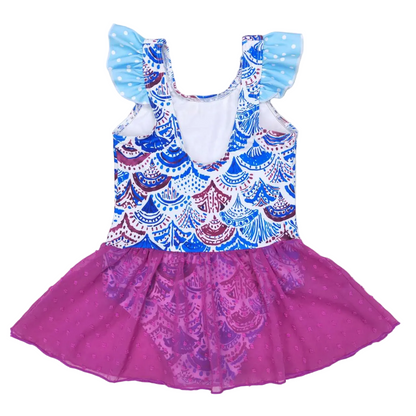 Girls mermaid scale swimsuit