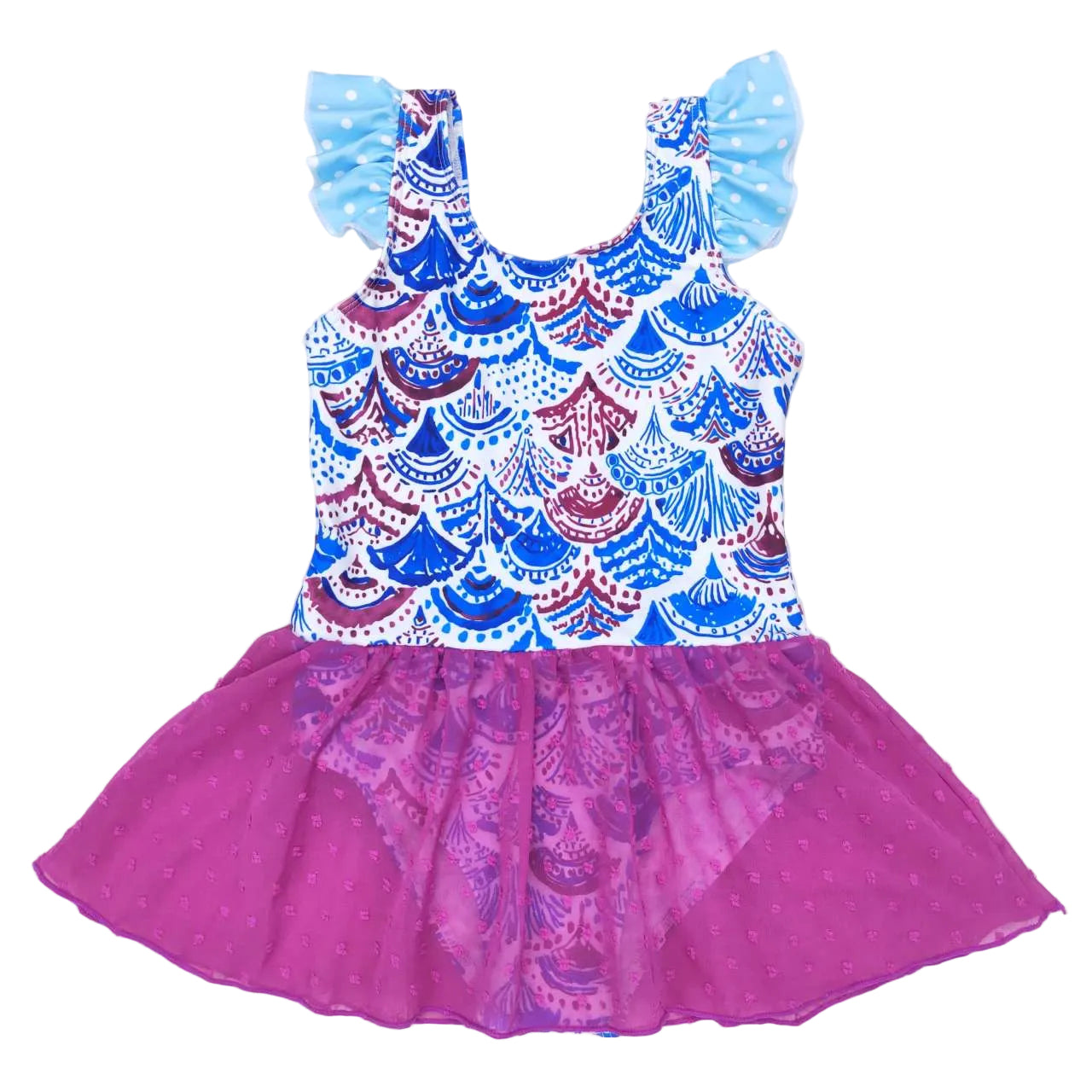 Girls mermaid scale swimsuit