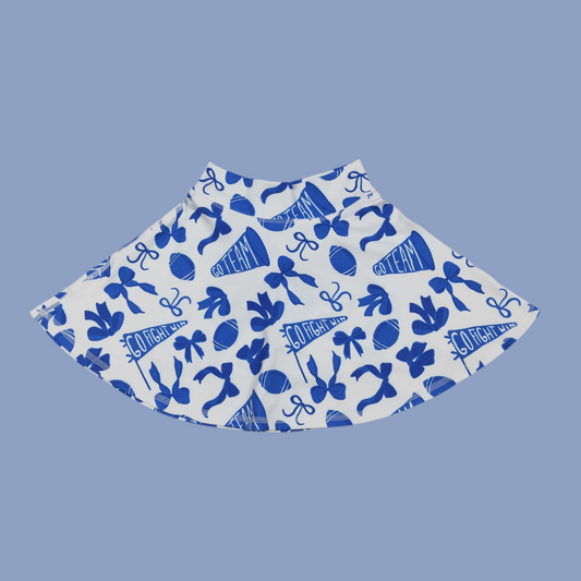 Blue and white skorts/skirt girls (skirt only) athletic