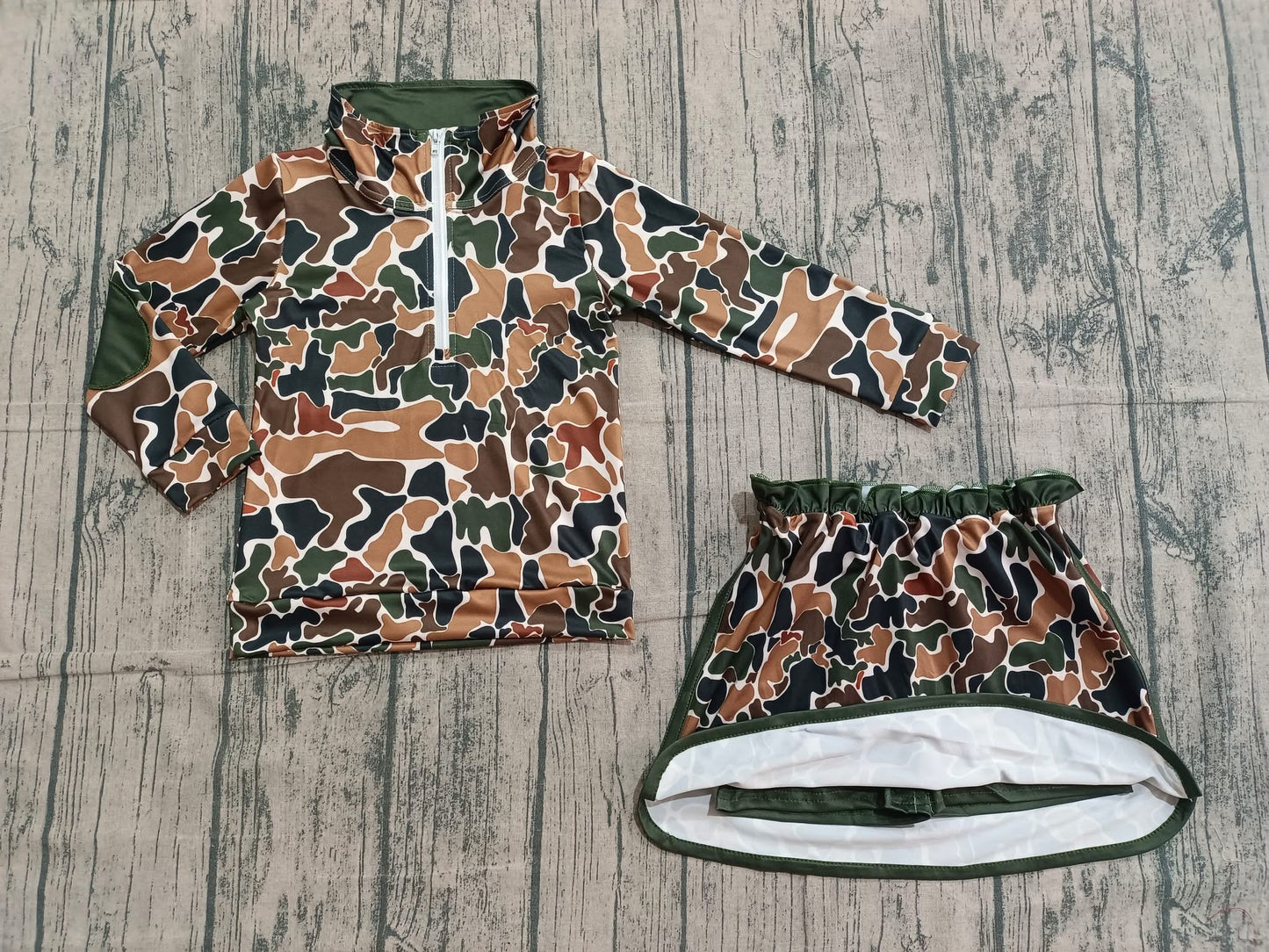pullover skirt set girls