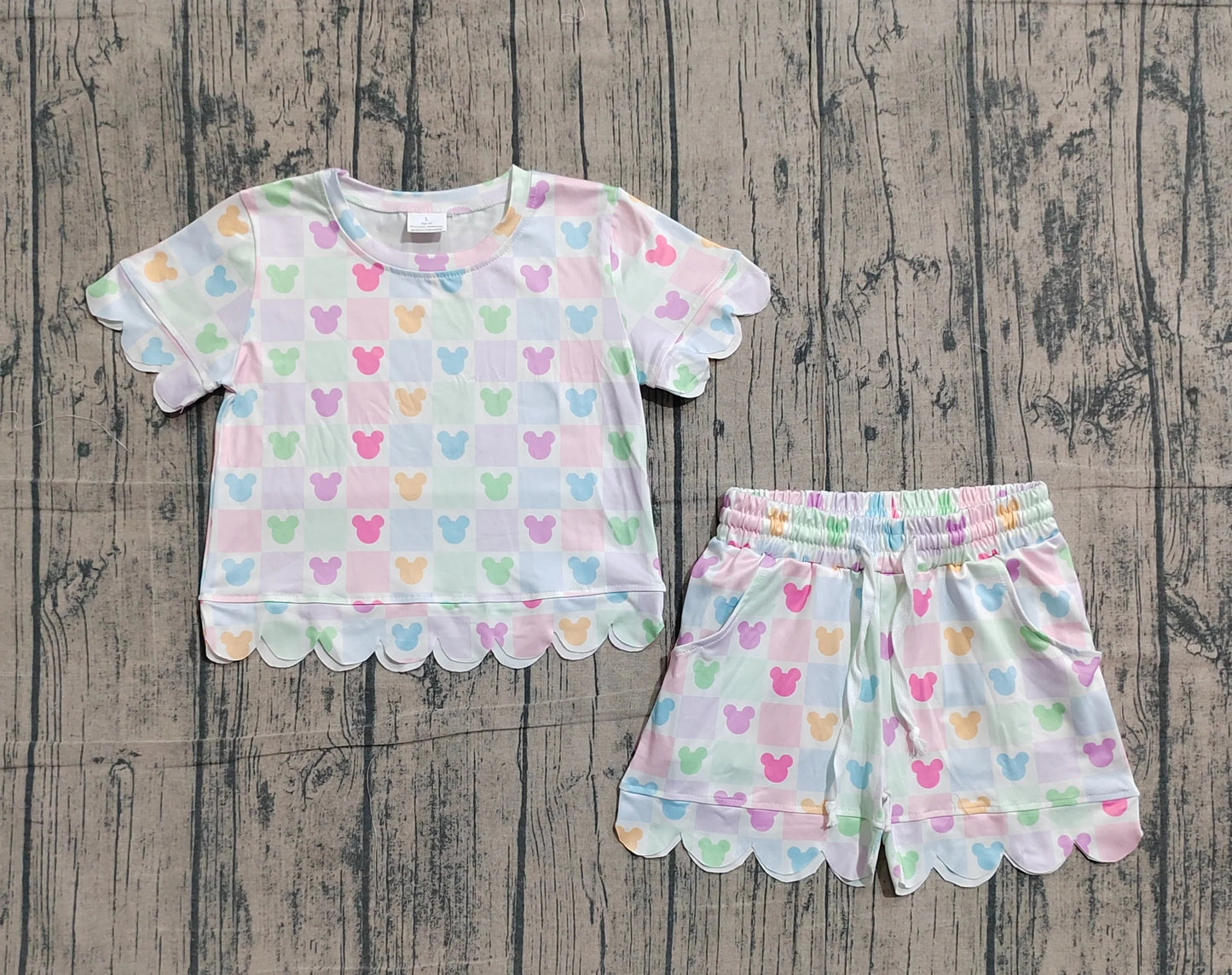 Scalloped set girls