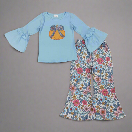 Fall pumpkin set girls