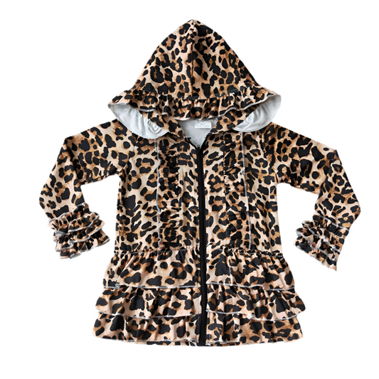 Girls leopard jacket