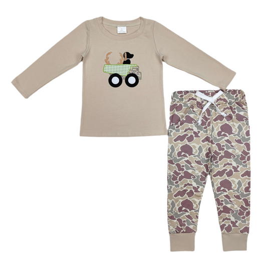Boys Camo truck set
