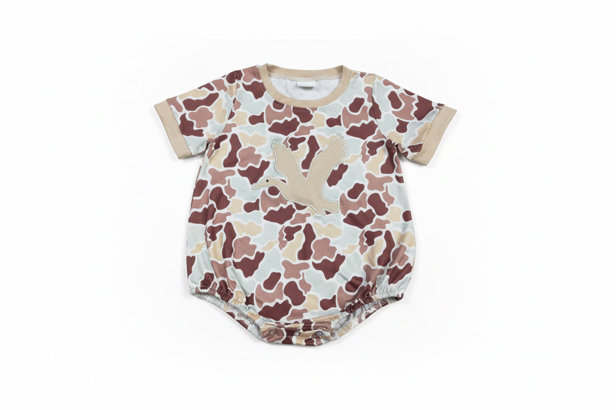Boys camo duck bubble